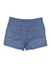 Natural Reflections 100% Cotton Solid Blue Shorts Size 12 - photo 2