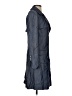 Vertigo Paris 100% Tencel Blue Trenchcoat Size XS - photo 4