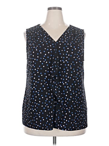 Roz & Ali Sleeveless Blouse (view 1)