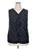 Roz & Ali Blue Sleeveless Blouse Size 2X - photo 1