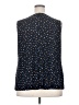 Roz & Ali Blue Sleeveless Blouse Size 2X - photo 2