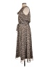 MSK 100% Polyester Polka Dots Brown Casual Dress Size 12 - photo 5
