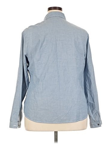 Faded Glory Long Sleeve Button-Down Shirt (view 2)