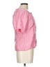 J.Crew 100% Linen Pink Short Sleeve Blouse Size 10 - photo 5
