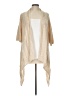 Crystal-Kobe 100% Cotton Tan Cardigan Size L - photo 1