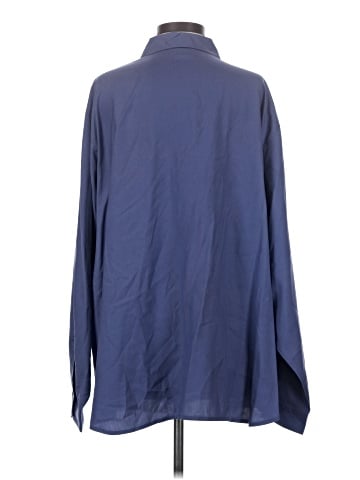 Lands' End Long Sleeve Silk Top (view 2)