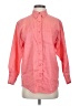 Westbound 100% Linen Solid Pink Long Sleeve Button-Down Shirt Size S (petite) - photo 1