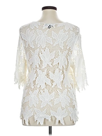 Brittany Black 3/4 Sleeve Blouse (view 2)