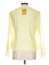 DressBarn 100% Polyester Yellow Long Sleeve Blouse Size L - photo 2