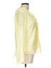 DressBarn 100% Polyester Yellow Long Sleeve Blouse Size L - photo 4