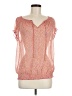 Liz Claiborne 100% Polyester Orange 3/4 Sleeve Blouse Size M - photo 1