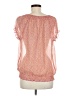 Liz Claiborne 100% Polyester Orange 3/4 Sleeve Blouse Size M - photo 2