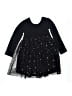 Hanna Andersson 100% Polyester Stars Black Dress Size 5 - photo 2