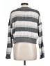 Pink Rose Stripes Gray Pullover Sweater Size L - photo 2