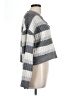 Pink Rose Stripes Gray Pullover Sweater Size L - photo 4