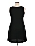 Eddie Bauer Solid Black Casual Dress Size 14 Petite - photo 2