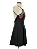 B. Smart 100% Polyester Floral Black Cocktail Dress Size 5 - 6 - photo 4
