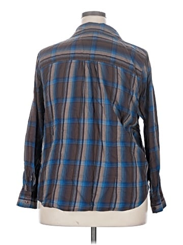 Fashion Bug Long Sleeve Button-Down Shirt (view 2)