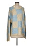 RUMOURS 100% Acrylic Color Block Blue Pullover Sweater Size Sm - Med - photo 1