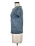7 For All Mankind Blue Short Sleeve Top Size M - photo 5