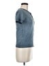 7 For All Mankind Blue Short Sleeve Top Size M - photo 4