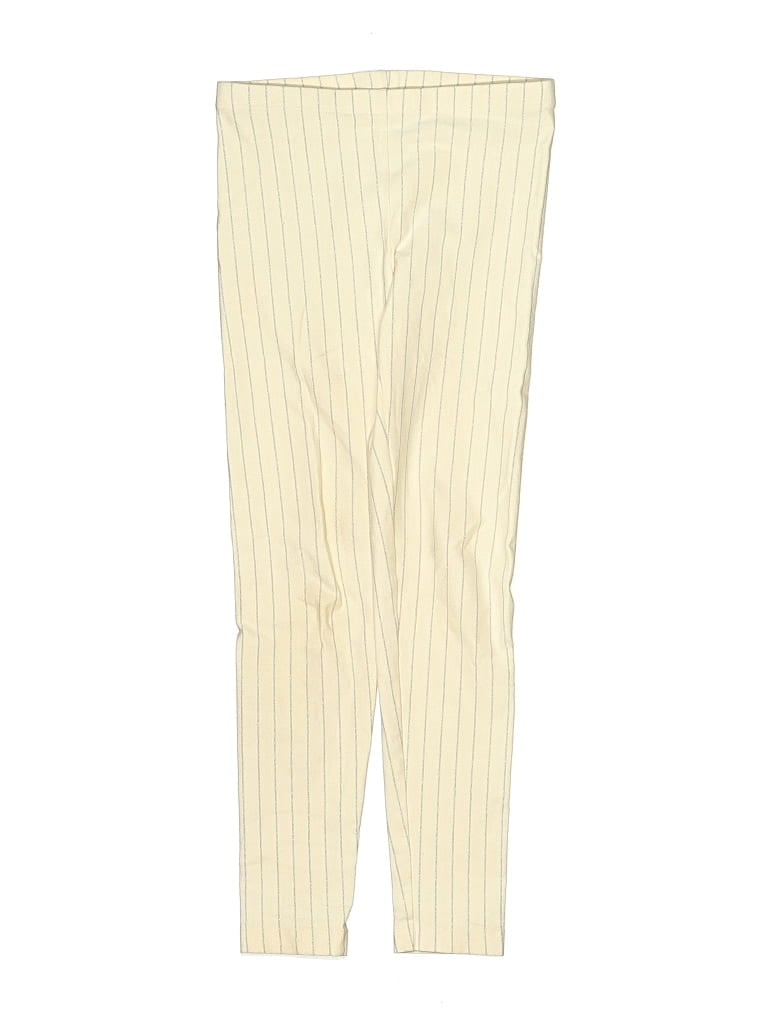 Pre-owned Tea Kids' Khaki Pant In Ivory