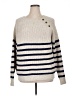 Knox Rose Stripes Ivory Pullover Sweater Size XL - photo 1