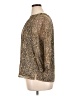 Vince Camuto 100% Polyester Animal Print Gold 3/4 Sleeve Blouse Size XL - photo 5