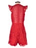 Adelyn Rae 100% Polyester Hearts Red Romper Size XS - photo 2
