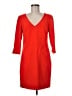 Trina Turk Solid Red Casual Dress Size 6 - photo 1