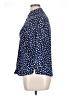 Foxcroft Polka Dots Blue 3/4 Sleeve Button-Down Shirt Size 16 (petite) - photo 5