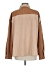 Fun2Fun 100% Polyester Color Block Brown Long Sleeve Blouse Size M - photo 2