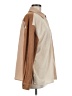 Fun2Fun 100% Polyester Color Block Brown Long Sleeve Blouse Size M - photo 4