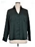 Express 100% Polyester Solid Green Long Sleeve Blouse Size XL - photo 1