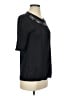 Max Mara Black 3/4 Sleeve Top Size S - photo 4