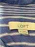 Ann Taylor LOFT 100% Rayon Stripes Blue Long Sleeve Button-Down Shirt Size XS - photo 7