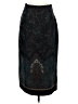 Briggs New York Paisley Teal Formal Skirt Size 8 Petite - photo 1