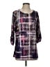 N Touch Purple 3/4 Sleeve Blouse Size S - photo 1