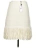 Express 100% Polyester Ivory Casual Skirt Size XS - photo 2