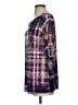 N Touch Purple 3/4 Sleeve Blouse Size S - photo 5