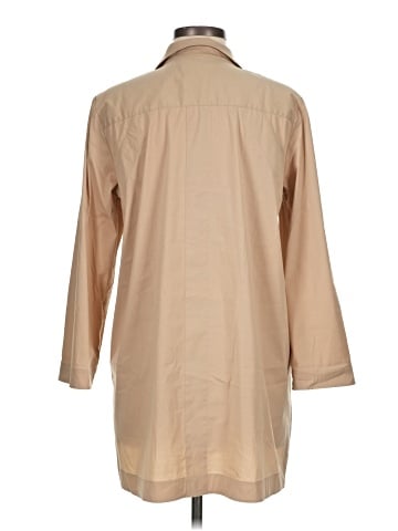 Lafayette 148 New York 3/4 Sleeve Button-Down Shirt (view 2)