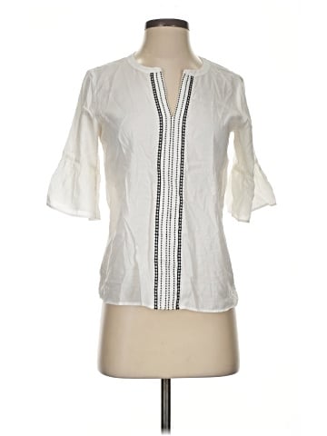 Ann Taylor Factory 3/4 Sleeve T-Shirt (view 1)