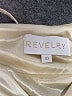 REVELRY 100% Polyester Metallic Gold Cocktail Dress Size 10 - photo 4