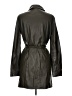 Sanctuary 100% Polyester Green Trenchcoat Size L - photo 2