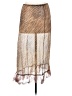 Unbranded Animal Print Tan Casual Skirt Size 3 - photo 2