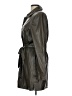 Sanctuary 100% Polyester Green Trenchcoat Size L - photo 5