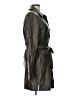 Sanctuary 100% Polyester Green Trenchcoat Size L - photo 4