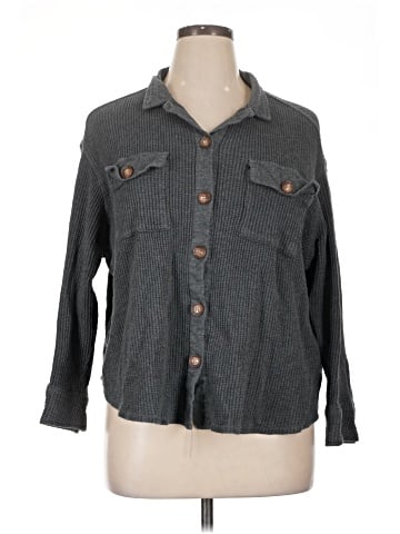 dip Long Sleeve Button-Down Shirt (view 1)