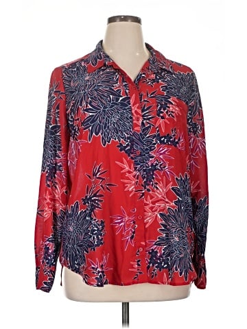 Liz Claiborne Long Sleeve Blouse (view 1)