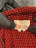 Tarazzia Houndstooth Red Blazer Size L - photo 3